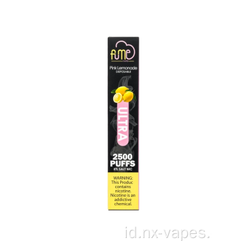 Fume ultra -sekali pakai vape 2500 puffs